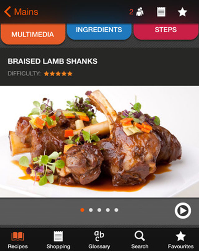 Video CookBook iOS App Video CookBook iOS App